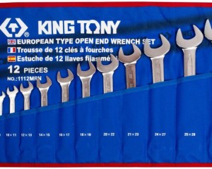 6-32MM BỘ CỜ LÊ 2 ĐẦU MIỆNG 12 CHI TIẾT KINGTONY 1112MRN