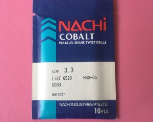 MŨI KHOAN INOX NACHI L6520 1.0-3.0MM