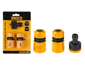 BỘ 3 ĐẦU NỐI NHANH MÁY XỊT RỬA INGCO HHCS03122