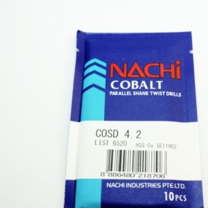MŨI KHOAN INOX NACHI L6520 4.6 -5.0MM