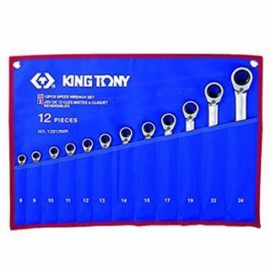 CỜ LÊ VÒNG MIỆNG 12 CÁI HỆ MÉT KINGTONY 12212MRN 8-24MM